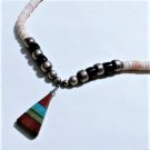 Vtg Southwest Sterling Silver Bench Beads S Domingo Pink Lip Heishi Necklace Lot