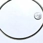 Vintage Sterling Silver DIO CZ Omega Chain Necklace Lot 18-1/4"