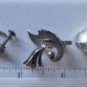 Vtg Sterling Silver Southwest 3 PR MEXICO 1 Gallegos Earrings Lot Collection