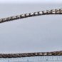 Vintage Rose Gold Vermeil ITALY Sapphire Chevron Necklace Lot 17-1/4"