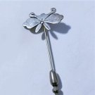 Vintage Sterling Silver Arts & Crafts Art Deco Orchid Stick Pin Brooch  Lot
