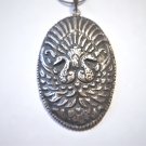 Vintage 800 Silver NE Indian or Burmese Hand Made Repousee Peacock Necklace Lot
