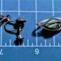 Vtg Sterling Silver SOUTHWEST Caged Turquoise Dangle Drop Screwback Earrings Lot