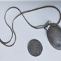 Vintage Sterling Silver Southwest Big Malachite Cab Pendant Necklace Lot 18"
