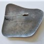Vtg Sterling Silver Abalone Abstract MODERNIST Stick Pin Brooch AUDREY SCHENK