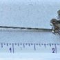 Vintage Sterling Silver BEAU Plumeria Flower Stick Pin Brooch Lot