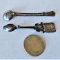 Vintage Sterling Silver Mini Spoon Pin Brooches GORHAM & Pharmacists Spoons