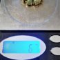 Vintage 14K YG with Celadon Jadeite Cabs Open Circle Pin Brooch Lot