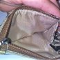 Coach Khaki Classic "C" w Gold Leather Key Ring ID Window Wristlet Lot EUC
