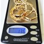 Vtg Sterling Silver 14K GF Southwest Tribal Artisan Pendant Bench Beads Necklace