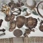 Antiq Victorian Edwardian 2 Deco Sterling Silver Wear Repair Harvest Jewelry Lot