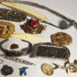 Victorian Victorian 2 Deco Wear Repair Craft Scrap Jewelry Watch Parts Lot 42 Pc