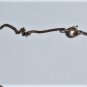 Antique Edwardian 12k Gold Filled Heart Locket Pendant Necklace Mono K