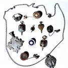 Victorian & Vintage Sterling Silver School Jewelry Lot 11 Pieces