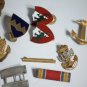 Vintage Mixed Lot of Various US Military Pins and Badges 17 Pieces