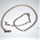 Vintage Sterling Silver MEXICO Open Curb Link Chain Necklace Lot UNISEX 16"