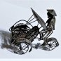 Antique Sterling Silver Handmade Filigree Chinese Mini Rickshaw Man Sculpture