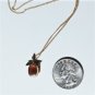 Antique Edwardian 12K GF Sardinian Leafy Pendant Necklace Lot~ 18"