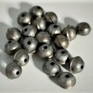 Vintage Sterling Silver Salvaged Navajo Bench Beads 7-8 mm Lot of 20