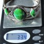 Sterling Silver Old Pawn Richard Begay Navajo Vibrant Gaspite Cuff Bracelet lot