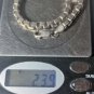 Vintage Sterling Silver Thick Heavy ITALY Venetian Chain Bracelet Lot 8" UNISEX