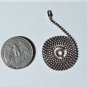 Vintage Sterling Silver ITALY Ball Chain Necklace Lot~16"
