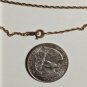 Antique Edwardian Gold Plated Cameo Pendant on 12K GF Chain Necklace ~18"