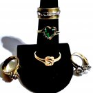Vintage GF & Sterling Silver Rings Lot Collection of 5