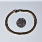 Vintage 14k Gold Filled Thick Herringbone Chain Bracelet Lot 8.75"