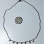 Vintage Sterling Silver Ball Chain w Dangle Mini Pearls Necklace Lot 16"
