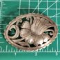 Antique Edwardian Cutput Daffodil Sterling Silver Pin Brooch  Lot