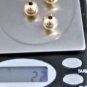 Vintage 14K Y Gold Smooth Round Add-A-Beads 10 mm Lot of 5