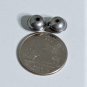 Vintage Sterling Silver Salvaged Navajo Bench Beads 10 mm Lot of 2