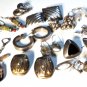 Vtg Sterling Silver Southwest MODERNIST Chunky & Dangle Mix Lot Earrings 110 Gr
