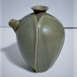 Antique Japanese Frog in Leaves Unsigned Artisan Pottery Vase Lot 4-3/4"