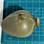 Antique Japanese Frog in Leaves Unsigned Artisan Pottery Vase Lot 4-3/4"