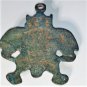 Ancient Scythian Ordos Xiongnu Mongol Culture Bronze Amulet Horned Owl Deity