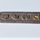 Vintage Sterling Silver & 14k Maya Glyphs Cartouche MEXICO Necklace Pendant Lot