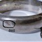 Antique Victorian Sterling Silver Etched Birmingham Hallmark Bangle Bracelet Lot