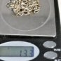 Vintage Sterling Silver Long Cuban Figaro Chain Necklace ITALY 30"