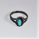 Vintage Sterling Silver SOUTHWESTERN Bell Trading Turquoise Ring Lot Sz 6.5