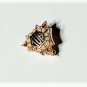 Antique 10K YG Enameled Garnet TUH Secret Society Fraternal Pin Lot