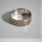 Vintage Sterling Silver Celtic Knot Band Ring Lot ~ Sz ~ 8