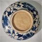 Antique Chinese Blue Decorated Luohan in Garden Porcelain Brushwasher Lot 5.5"