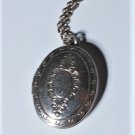 Vintage Sterling Silver Locket Pendant Necklace Lot Adjustable 21" & 24""