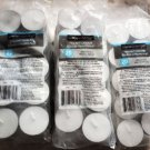 220 White Unsented Tealight Votive Tea Light Candles Dripless