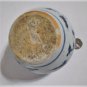 Antique Chinese Ming Blue White Phoenix Lotus Vase Lot 4-3/4"