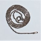 Vintage Sterling Silver ITALY Dot Dash Chain Necklace Lot~18"