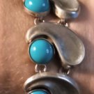WOW! Vtg Sterling Silver Turquoise Southwest TAXCO MEXICO Art Deco Bracelet Lot