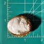 Antique Edwardian Gold Filled *Fat Lady* Shell Cameo Pin Brooch Lot
